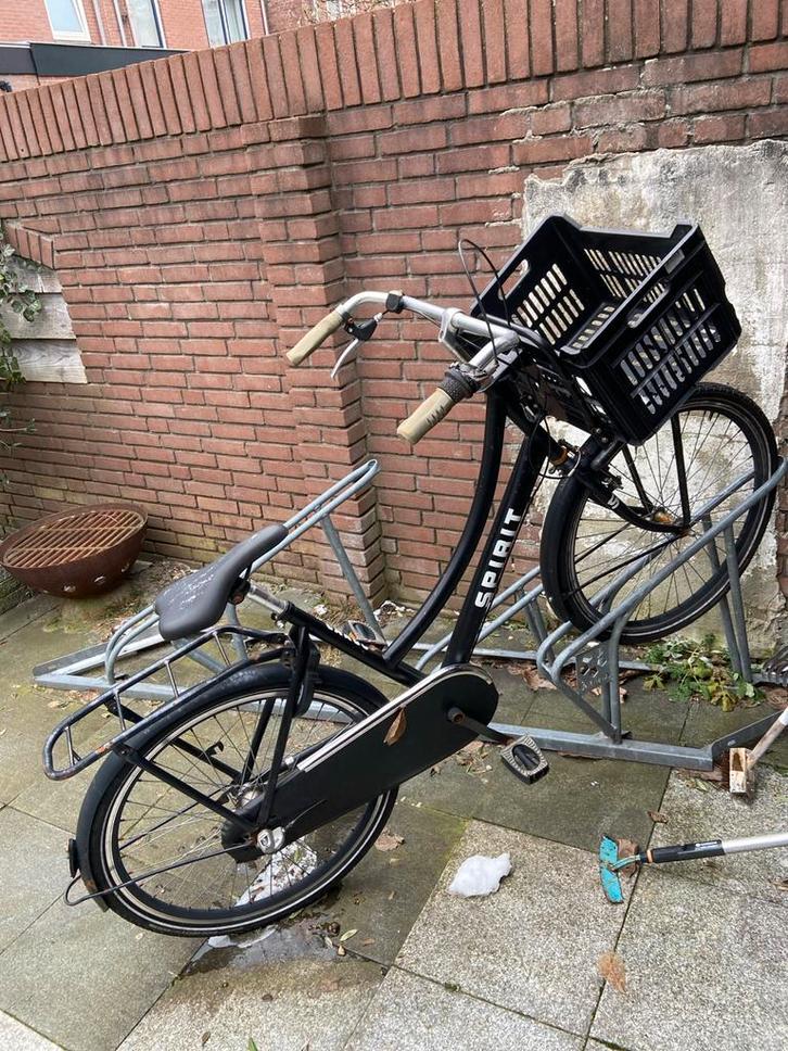 Spirit Cargo Kinderfiets 26 inch opknapper, Fietsen en Brommers, Fietsen | Dames | Omafietsen, Gebruikt, Minder dan 47 cm, Handrem