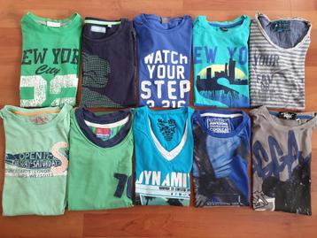10 jongens-shirts Maat 146-152. Zgan.  beschikbaar voor biedingen