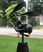 BRONZEN TUINBEELD | GEKKE HAAS XL Bronzenbeelden-winkel, Ophalen of Verzenden, Nieuw, Overige materialen, Overige typen