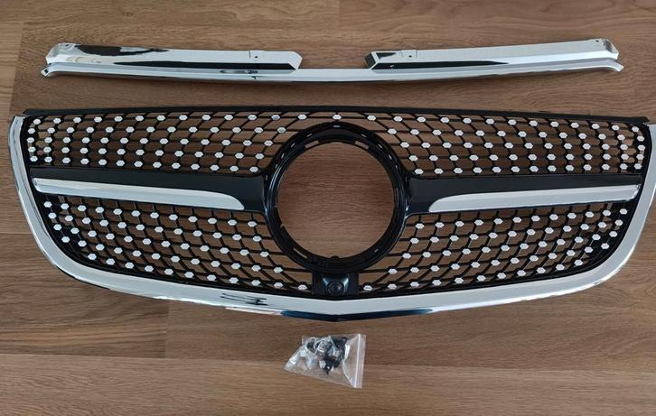 Diamond grill voor Mercedes-Benz Vito W447, Auto diversen, Tuning en Styling, Ophalen of Verzenden
