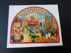 Volendam - plaksticker, Verzamelen, Verzenden