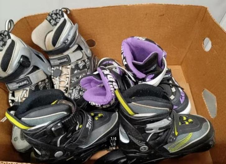 3 paar skates voor 15 euro met aandachtspunten, Sport en Fitness, Skeelers, Gebruikt, Ophalen of Verzenden