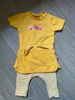 Babykleding meisje setje jurk legging geel maat 62 Dirkje, Verzenden, Zo goed als nieuw, Meisje, Setje