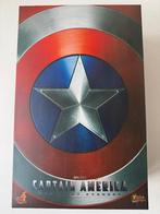 MMS156 Captain America Hot Toys (extra head+shield), Ophalen of Verzenden, Nieuw, Film, Actiefiguur of Pop