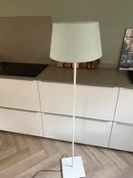 Stijlvolle Staande Lamp met Lichtgroene Kap, Ophalen, Gebruikt, Stof, 100 tot 150 cm