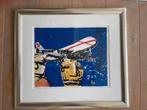 Te koop: zeefdruk Herman Brood - Boeing Martinair, Ophalen