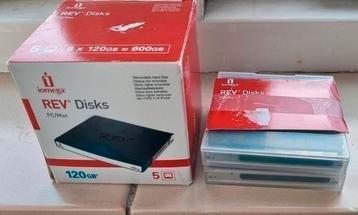 Nieuwe 7x Iomega REV disk 120GB beschikbaar voor biedingen