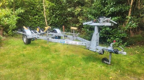 Nette pega comfort boot trailer / 1350 kg / B / enkel as!, Watersport en Boten, Boottrailers, Gebruikt, Sloepentrailer, Minder dan 1500 kg