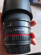samyang 135mm f2, EF mount lens, Ophalen, Zo goed als nieuw, Standaardlens
