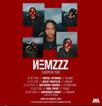 Nemzzz Amsterdam Paradiso 23 oktober 2 tickets te koop, Tickets en Kaartjes, Concerten | R&B en Hiphop, Oktober, Twee personen