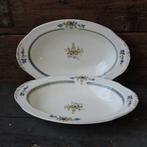 Schaal ovale bord Grindley &amp; Co Chelsea Ivory 2 stuks, Antiek en Kunst, Ophalen of Verzenden