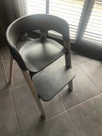 Stokke Steps Kinderstoel Compleet - Antraciet, Kinderen en Baby's, Kinderstoelen, Ophalen, Zo goed als nieuw, Meegroeistoel, Afneembaar eetblad