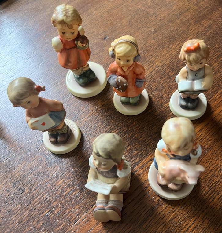 6 originele Hummels, Verzamelen, Beelden en Beeldjes, Zo goed als nieuw, Hummel, Ophalen of Verzenden