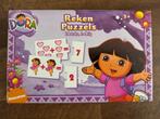 Dora rekenpuzzels - 24 stuks - tellen -, Ophalen of Verzenden, Zo goed als nieuw, Puzzelen