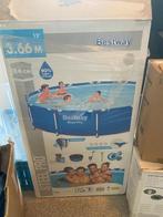 Bestway Steel pro zwembad+filter+toebehoren, Ophalen, Gebruikt, 80 tot 120 cm, Rond
