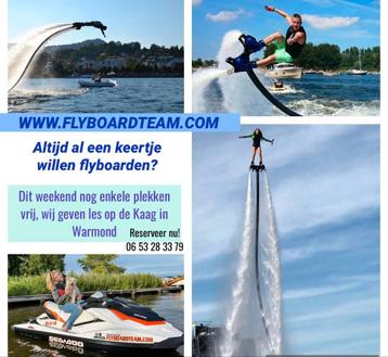 Flyboardteam 10 jaar shows & workshops op locatie 