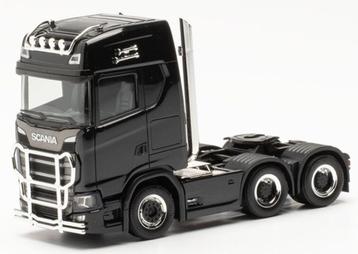 Scania CS 20 HD 6x2 m. Pipes, Lampenb., Fanf., Ramm., zwart beschikbaar voor biedingen