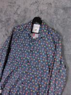 A Fish Named Fred Overhemd M Helm Print Donkerblauw Blouse, Blauw, Ophalen of Verzenden, Zo goed als nieuw, Halswijdte 41/42 (L)