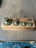 Antieke Koperen Gewichten Set, Ophalen of Verzenden