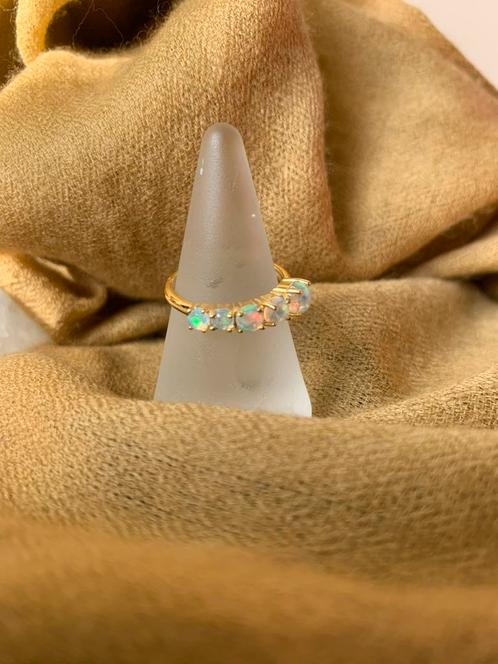 Edelopaal opaal beschermt geluk welvaart vreugde succes love, Sieraden, Tassen en Uiterlijk, Ringen, Nieuw, Dame of Heer, 17 tot 18