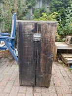 Houten bloembak, Tuin en Terras, Ophalen, Gebruikt, Minder dan 60 cm, Vierkant