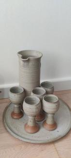 Keramische Karaf Set met Bekers en Schaal, Ophalen of Verzenden
