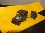 Verem militair Willys Jeep with trailer USA, Hobby en Vrije tijd, Modelauto's | 1:43, Ophalen of Verzenden, Nieuw, Auto, Overige merken