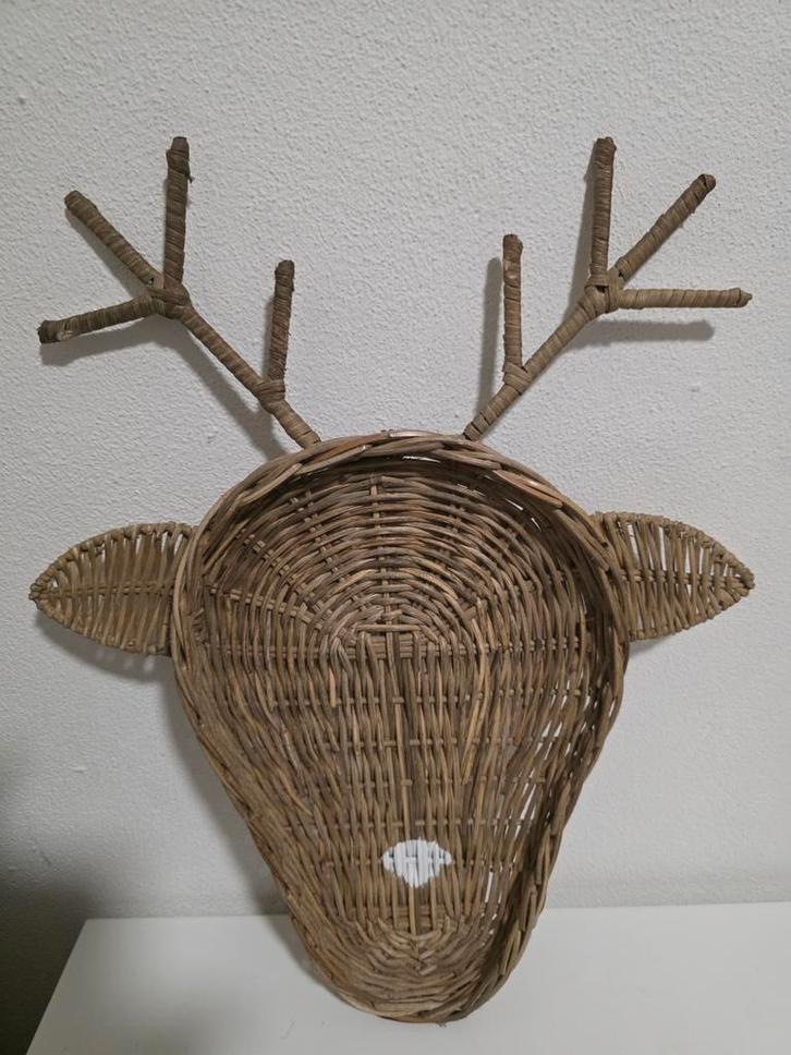 Riviera maison Rattan dienblad, Huis en Inrichting, Woonaccessoires | Overige, Zo goed als nieuw, Ophalen of Verzenden