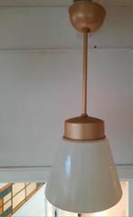 Vintage schoollamp., Huis en Inrichting, Lampen | Hanglampen, Ophalen of Verzenden, Metaal, Zo goed als nieuw, 50 tot 75 cm