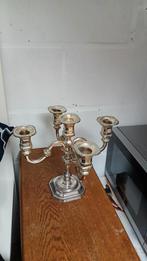 Vintage Vijfarmige Kandelaar, Antiek en Kunst, Antiek | Kandelaars, Ophalen of Verzenden, Overige materialen