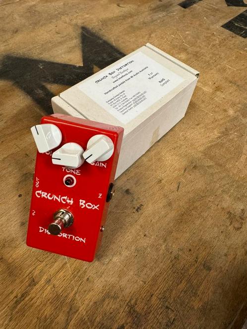 MI Effects Crunch Box Distortion, Muziek en Instrumenten, Effecten, Zo goed als nieuw, Distortion, Overdrive of Fuzz, Ophalen of Verzenden