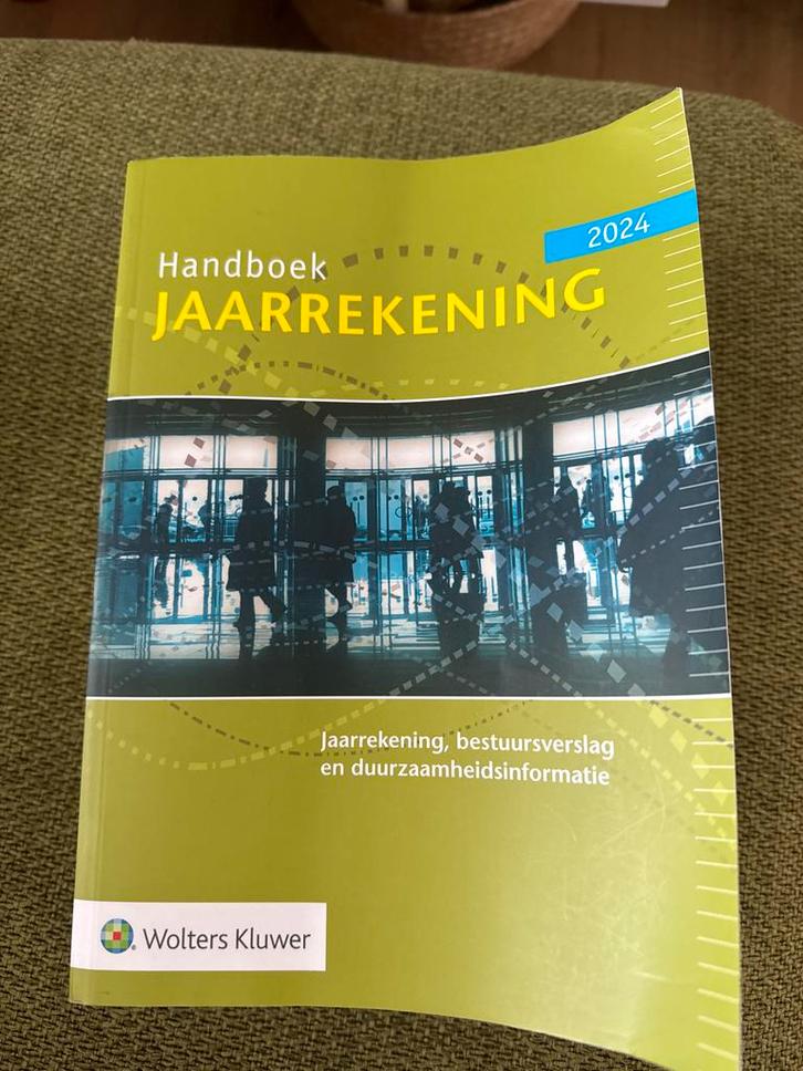 Handboek Jaarrekening 2024 - Wolters Kluwer, Boeken, Economie, Management en Marketing, Zo goed als nieuw, Accountancy en Administratie