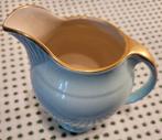melkkan Crown Devon blauw goud porselein antiek bijna gratis, Ophalen of Verzenden