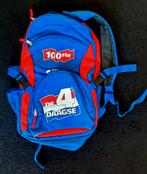 Blauw-rode rugzak met logo, Gebruikt, 25 tot 40 cm, 30 tot 45 cm, Ophalen