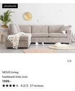 NOUS living livia hoekbank links erg goed!, Ophalen, Gebruikt, Vierpersoons of meer
