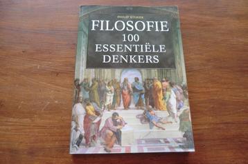 boek - Filosofie - 100 essentiële denkers - Philip Stokes beschikbaar voor biedingen
