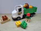 Duplo 6172 - Zoo Vrachtwagen met Leeuw, Kinderen en Baby's, Speelgoed | Duplo en Lego, Ophalen of Verzenden, Gebruikt, Complete set