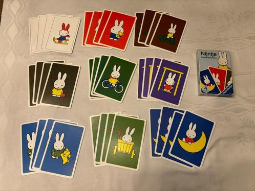Nijntje dick bruna kwartet kaartspel snap en paren 4 spellen, Verzamelen, Speelkaarten, Jokers en Kwartetten, Zo goed als nieuw