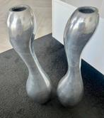 2 Aluminium Design Vazen, Overige materialen, Overige kleuren, 50 tot 75 cm, Ophalen of Verzenden