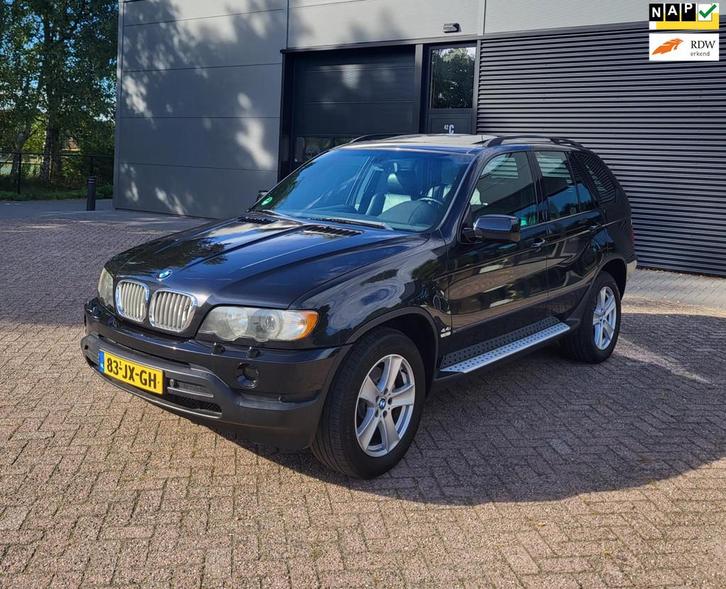 BMW X5 4.4i ,Schuifdak,Trekhaak,Xenon,HartgeNette auto!, Auto's, BMW, Bedrijf, Te koop, X5, 4x4, ABS, Airbags, Airconditioning