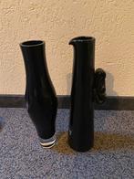 2 leuke vasen, Overige kleuren, Ophalen of Verzenden, Minder dan 50 cm, Glas