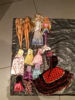 Barbie poppen en kleding set, Ophalen, Gebruikt, Barbie