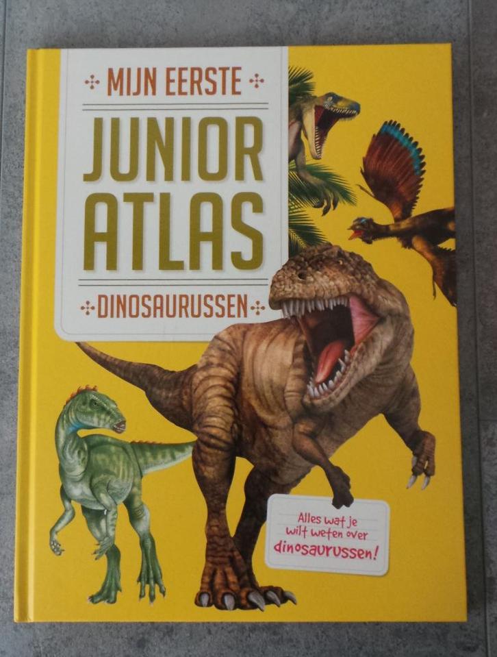 Mijn eerste junior atlas - Dinosaurussen - NIEUW, Boeken, Kinderboeken | Jeugd | onder 10 jaar, Nieuw, Non-fictie, Ophalen of Verzenden