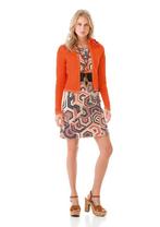 Caroline Biss jurk met terra dessin, maat 38, NIEUW, kaartje, Kleding | Dames, Maat 38/40 (M), Overige kleuren, Verzenden, Nieuw