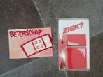 Wenskaart beterschap, 2 stuks., Diversen, Ophalen, Nieuw