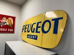 Peugeot emaille reclamebord, Antiek en Kunst, Antiek | Emaille, Ophalen