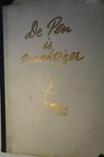 pen is machtiger,geschiedenis van oorlog in caricatuur-1947, Ophalen of Verzenden, J.Lynx en C.Veth, Overige onderwerpen, Tweede Wereldoorlog