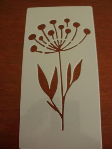 1327-2 – HERBRUIKBAAR SJABLOON – BLOEMENTAK beschikbaar voor biedingen