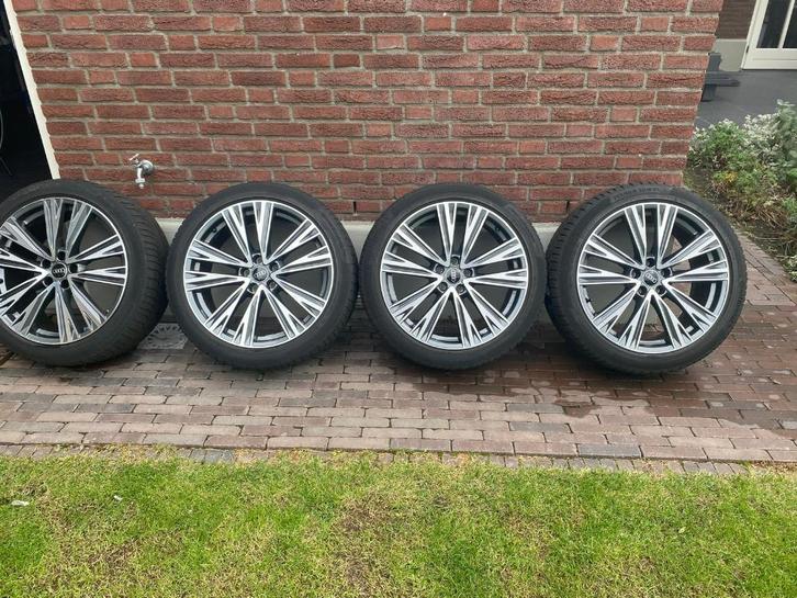 Originele Audi A6/A7 Velgen 20" 255/40 R 20 met winterbanden, Auto-onderdelen, Banden en Velgen, Banden en Velgen, Winterbanden