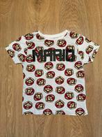 Super Mario t-shirt wit maat 122 - 6/7 jaar, Kinderen en Baby's, Super Mario, Gebruikt, Ophalen of Verzenden, Shirt of Longsleeve
